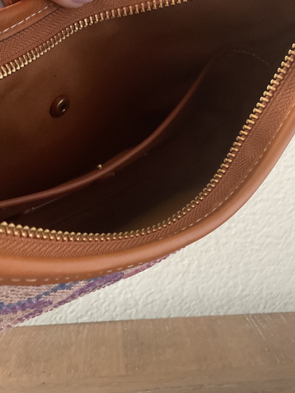 Coach rainbow crystal Hampton in signature jacquard - Picture 10 of 15